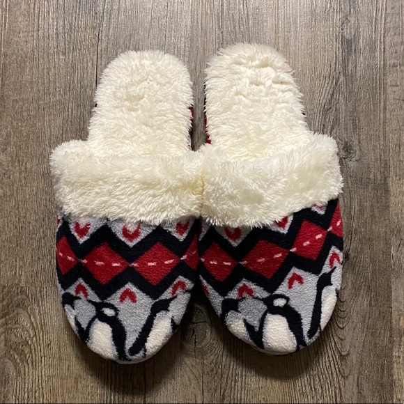 Vera Bradley Penguin Slippers